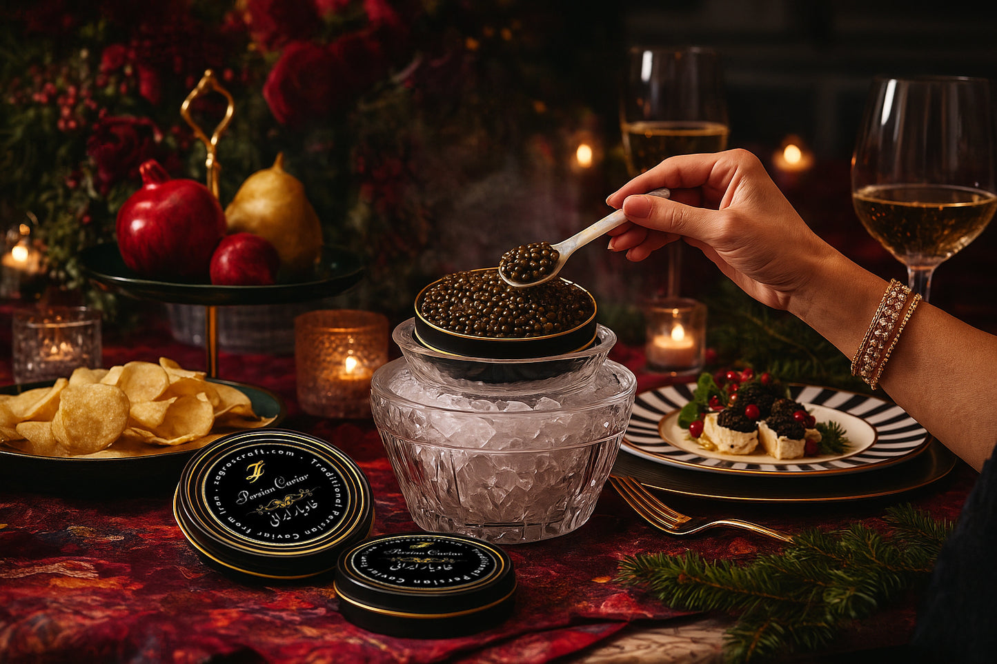 Luxury Christmas Trio – 30g + 10g + Spoon in Gift Box