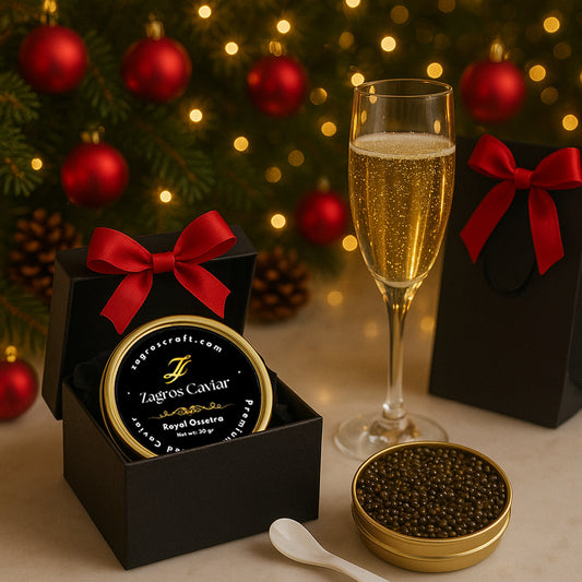 30Gr Christmas Gift Box + Mother-of-Pearl Spoon